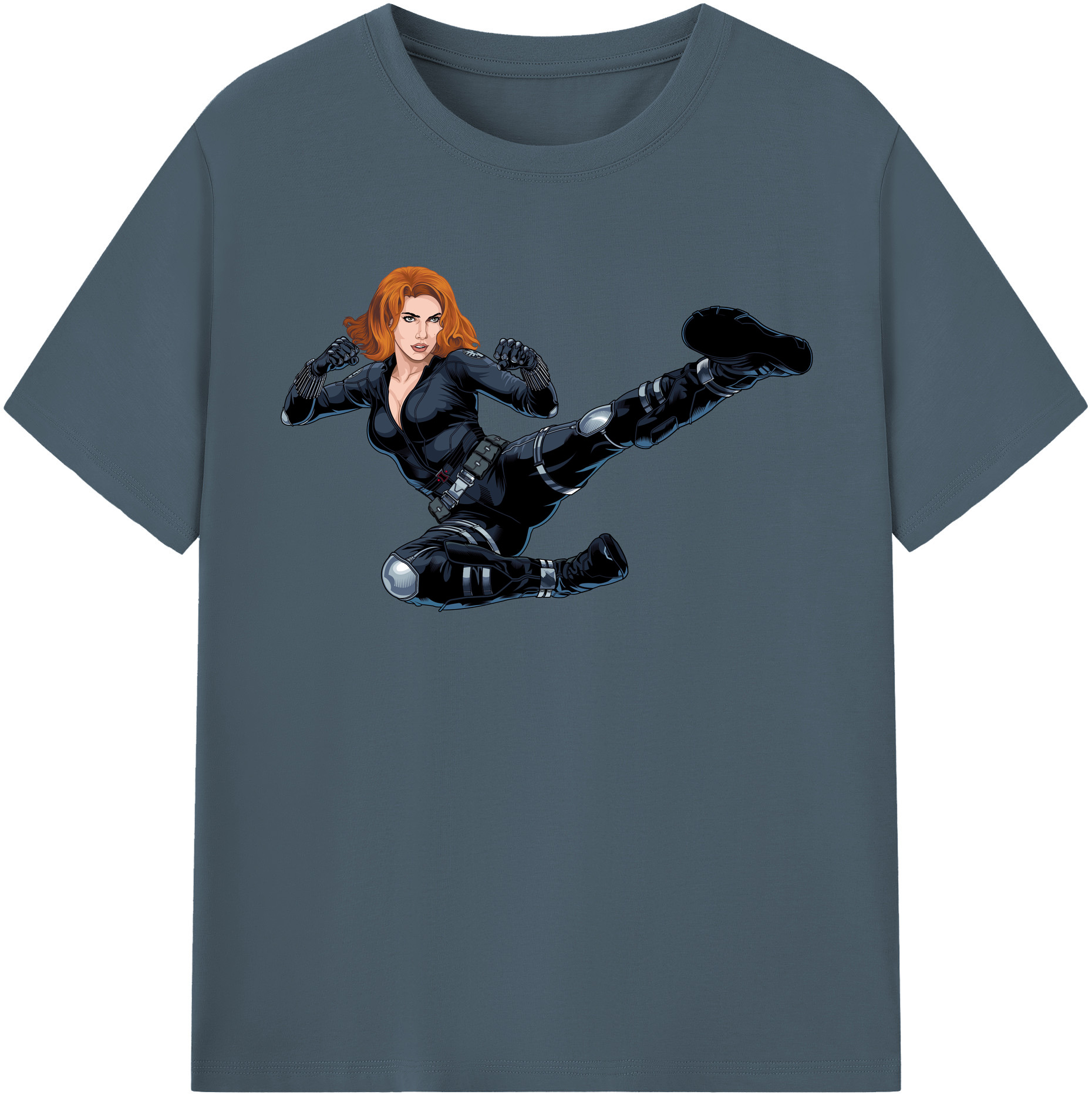 （画像用） アベンジャーズ The Avengers 綿100％半袖Tシャツ（フロントプリント）